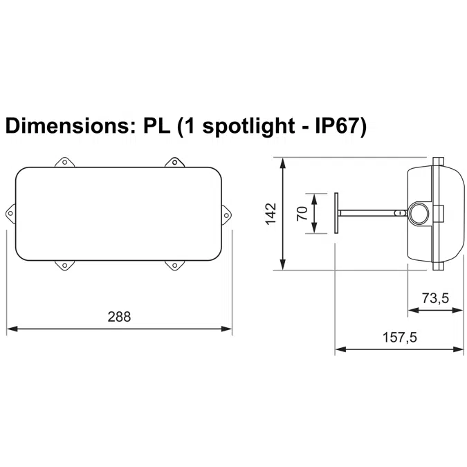 PL series watertight (IP66)