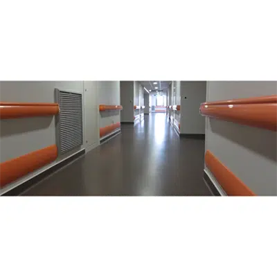 Obrázek pro PERFORMER 2 - Wall protection and handrail 140 mm high