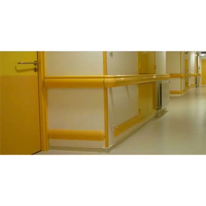 PERFORMER 2 - Wall protection and handrail 140 mm high