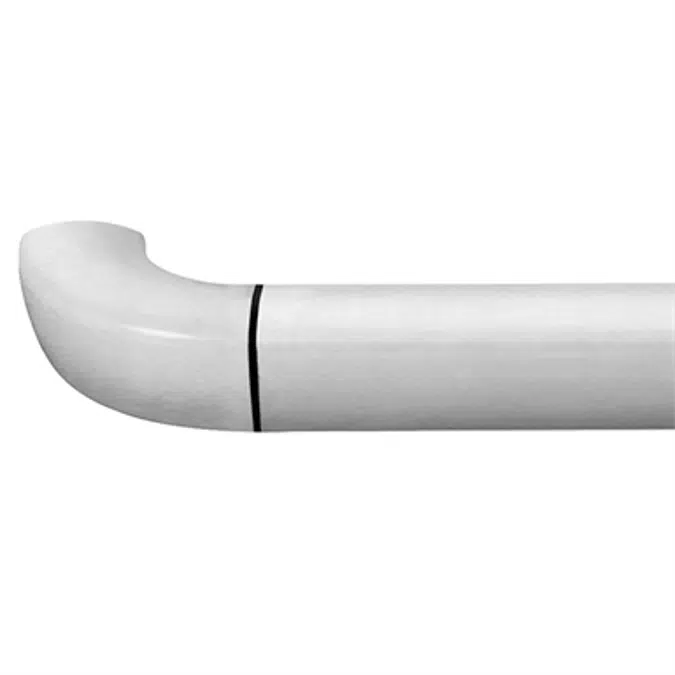 LINEA'TOUCH ANODISED - Trilobed aluminium handrail 40 mm width