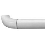 linea'touch anodised - trilobed aluminium handrail 40 mm width