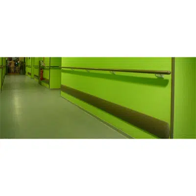 IMPACT - Wall protection rail height 200 mm