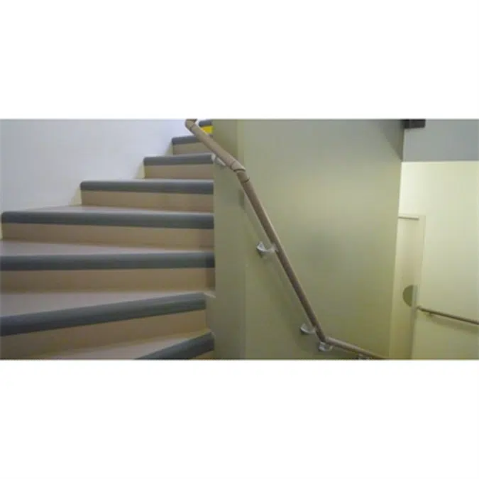 ESCORT PVC SHEATED - Round handrail diameter 40 mm