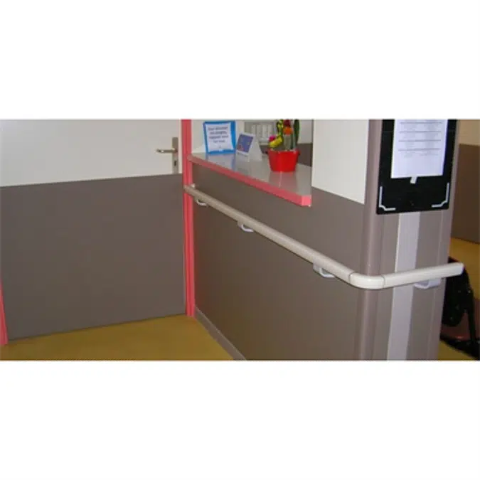 LINEA'TOUCH PVC SHEATED - Trilobed handrail 40 mm width