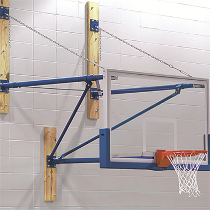 BIM objects - Free download! SWD Wall Mounted Stationary Basketball ...