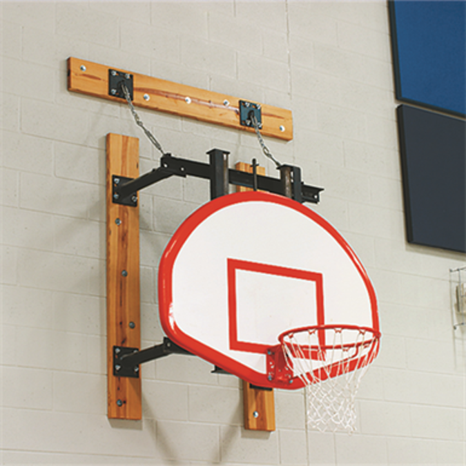 BIM objects - Free download! SW Wall Mounted Stationary Basketball ...