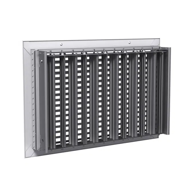 500/600 - Steel/Aluminum Louvered Grille