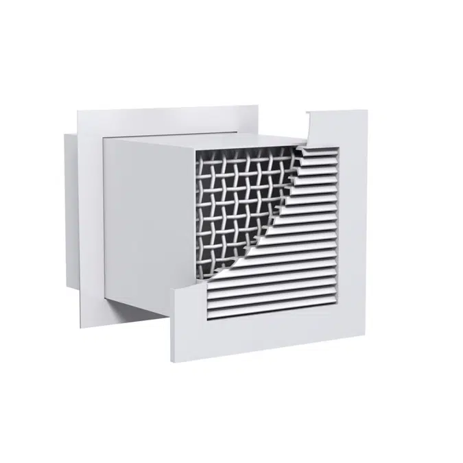 MSBL - Medium Security Bent Louvered Grille