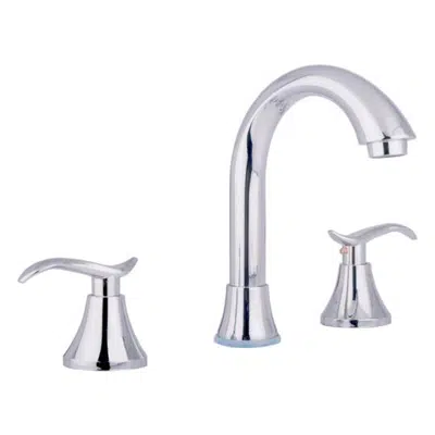 画像 8” Tedesca two handle widespread bathroom faucet