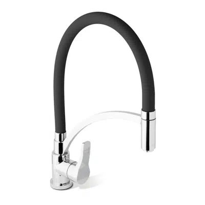 Dishwasher mixer Tirso Black图像