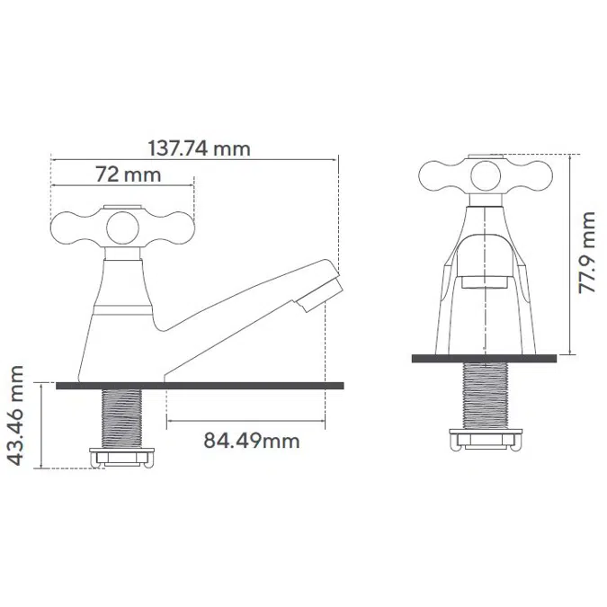 Calima brass one handle bathroom faucet