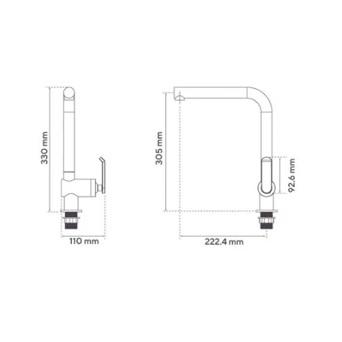 Dishwasher mixer Garda