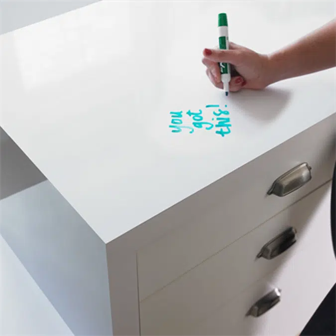 Non-Magnetic Writable Surface