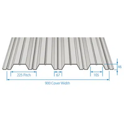 Image for RoofDek D46 (Shallow Deck) - Structural decking for roofs