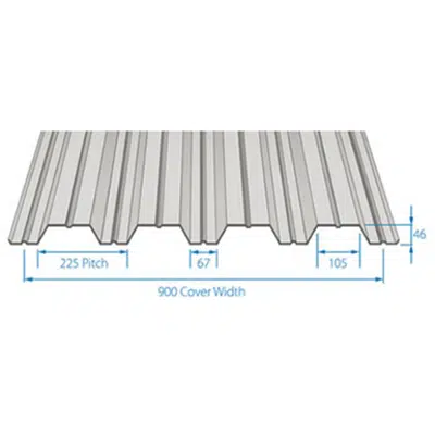 Obrázek pro RoofDek D46 (Shallow Deck) - Structural decking for roofs