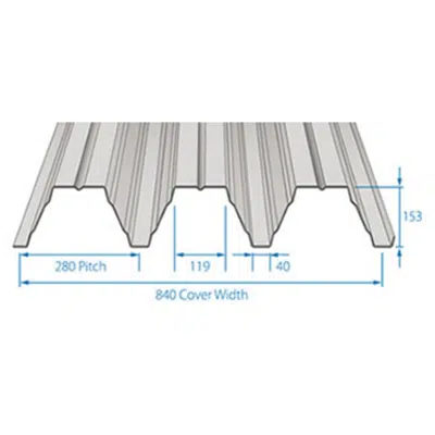 Image for RoofDek D153 (Deep Deck) - Structural decking for roofs