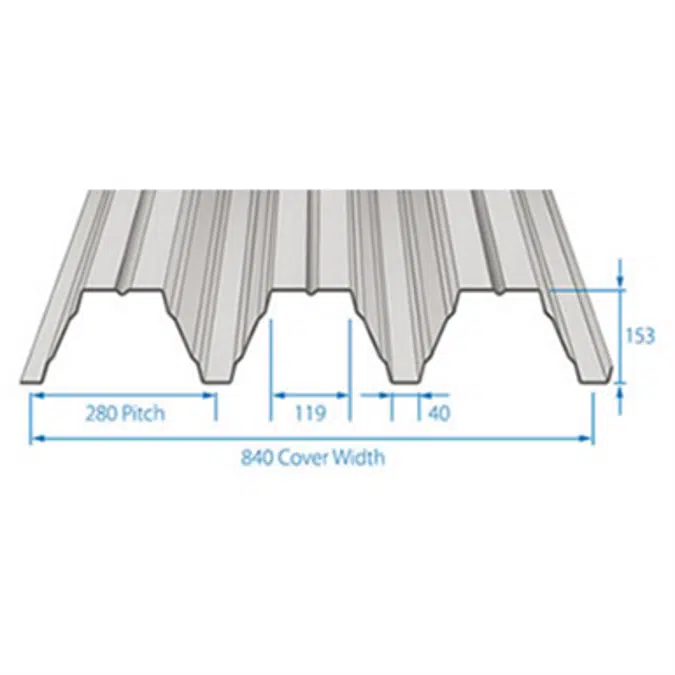 RoofDek D153 (Deep Deck) - Structural decking for roofs
