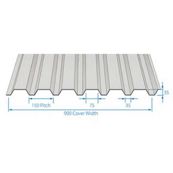 RoofDek D35 (Shallow Deck) - Structural decking for roofs