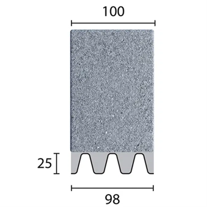 Catnic CN92 & CN102 - hot dip galvanised corrugated lintels 