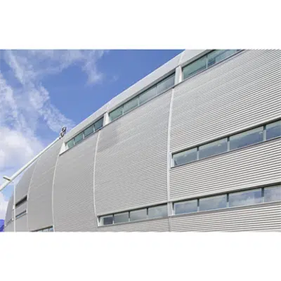 画像 Trisobuild - Horizontal Wall System - Built-up system of colorcoat profiled sheet with internal liner and insulation