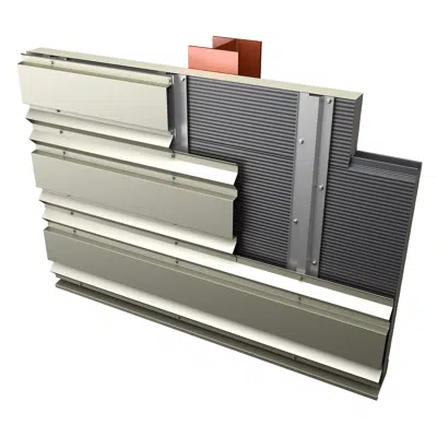 Immagine per SAB Sandwich Panels - Carrier Through fix wall cladding panel system