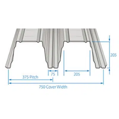 画像 RoofDek D200 (Deep Deck) - Structural decking for roofs