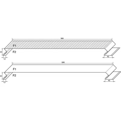 imagem para Monopanel - Plank Profiles - Facade  Rainscreen Cladding Profiles for Architectural Wall Cladding systems