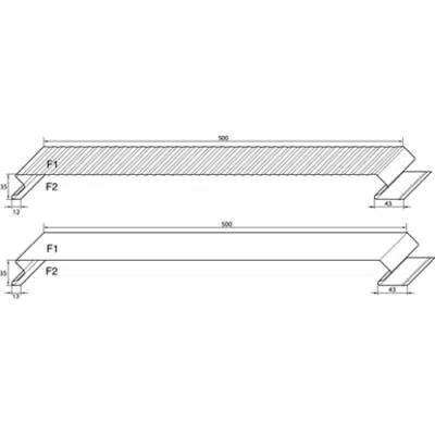 imagen para Monopanel - Plank Profiles - Facade  Rainscreen Cladding Profiles for Architectural Wall Cladding systems