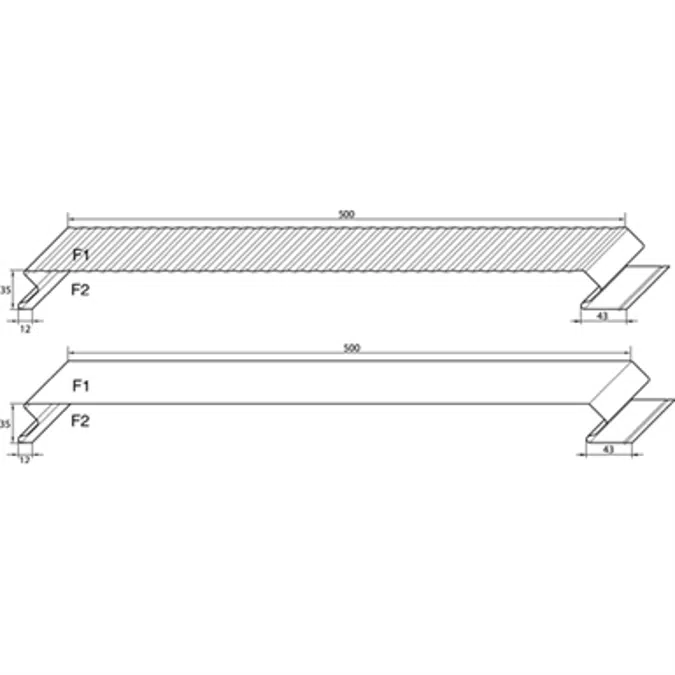 Monopanel - Plank Profiles - Facade  Rainscreen Cladding Profiles for Architectural Wall Cladding systems