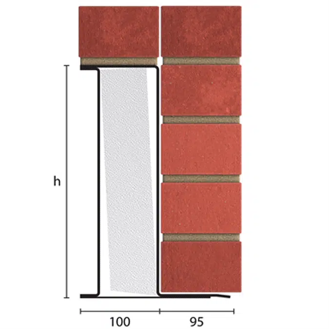 Catnic CN99/394C - External solid wall Classic Box Lintels