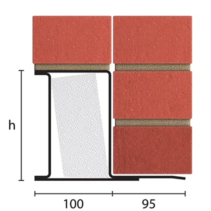 Catnic CN71 - External solid wall Classic Box Lintels