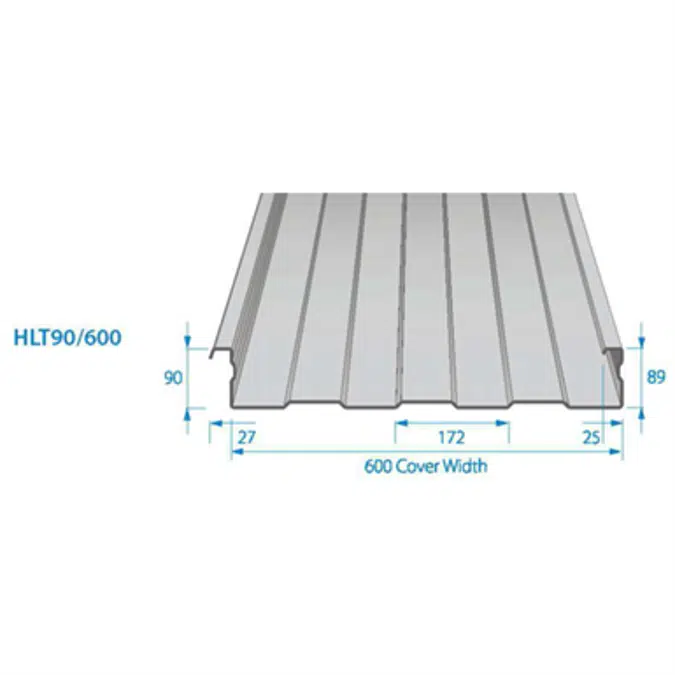 RoofDek HLT90/600 - Structural Liner Tray