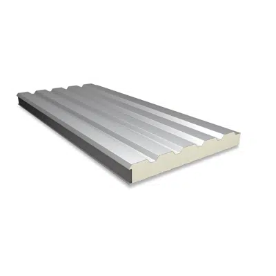 Image for SAB Sandwich Panels - Carrier Trapezoidal Through fix wall cladding panels