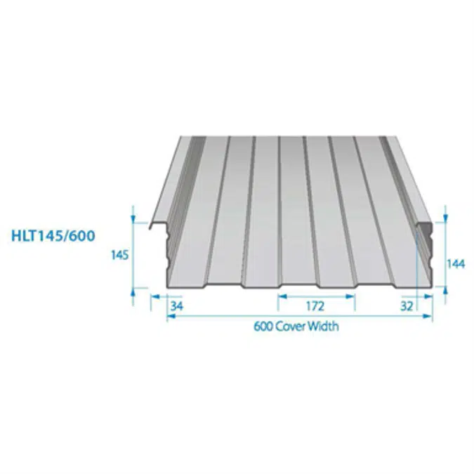 RoofDek HLT145/600 - Structural Liner Tray