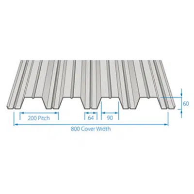 Image for RoofDek D60 (Shallow Deck) - Structural decking for roofs
