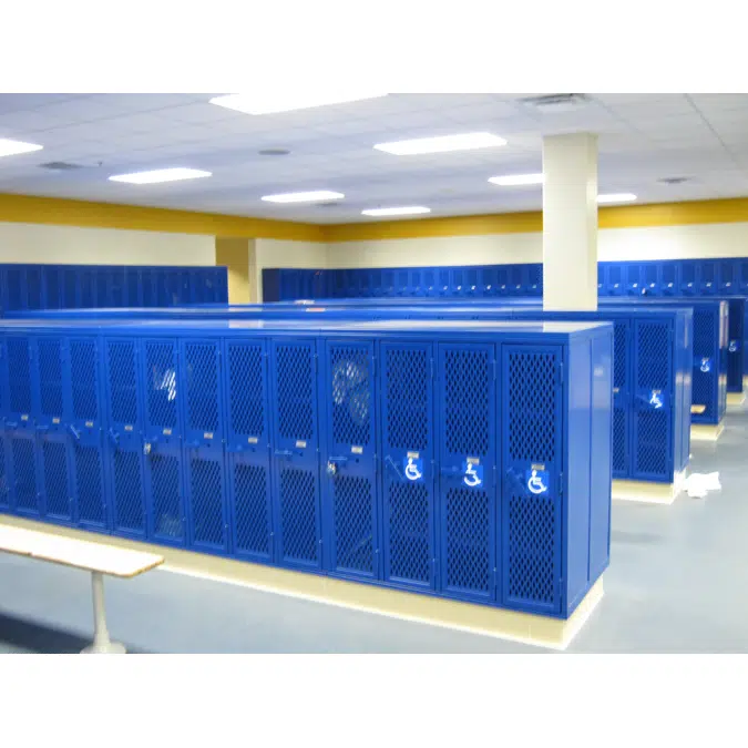 Apex Athletic Lockers - 1 Tier - 60"