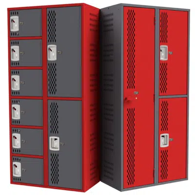 画像 Rebel Athletic Lockers - 6 Tier - 72"