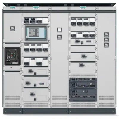 Image for SIVACON S8 LV switchboard - Double front busbar up to 4000A - Complete set