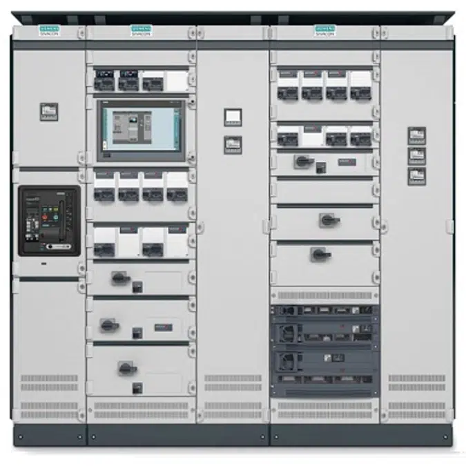 SIVACON S8 LV switchboard - Double front busbar up to 4000A - Complete set