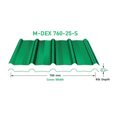 afbeelding voor MBT Metal Sheet Roof Bolt System M-DEX760-25-S