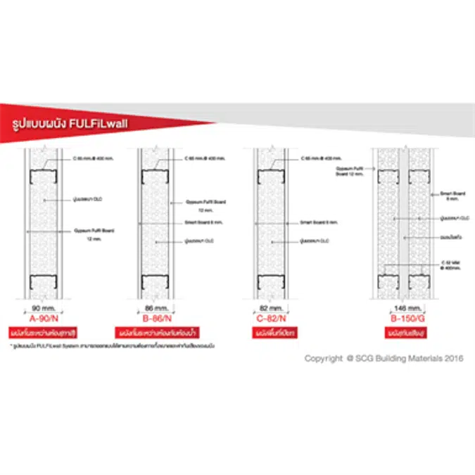 SCG Fulfil Wall Systems_A-150-G_54STC