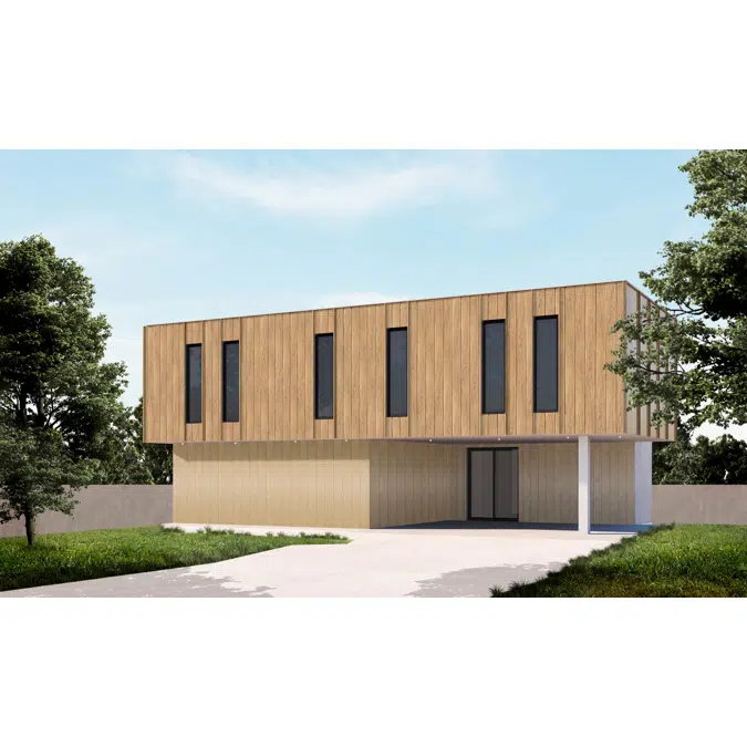 SCG Natural Surface Façade Solution Wood-D & Modish-V & KMEW Fierte