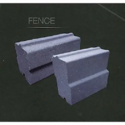 Image for SCG Fence Brick Castle Rhom 10x20x8
