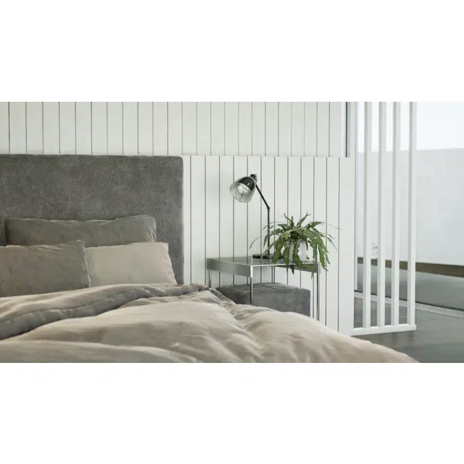 Temple & Webster Grey Charlotte Velvet Bedhead