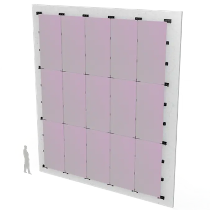 BIM objects - Free download! larcore®A2 specials Holo Grey Pink ...