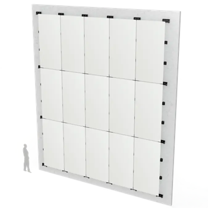 BIM objects - Free download! larcore®A2 specials Holo White Silver ...