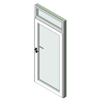entrance door glass with transom