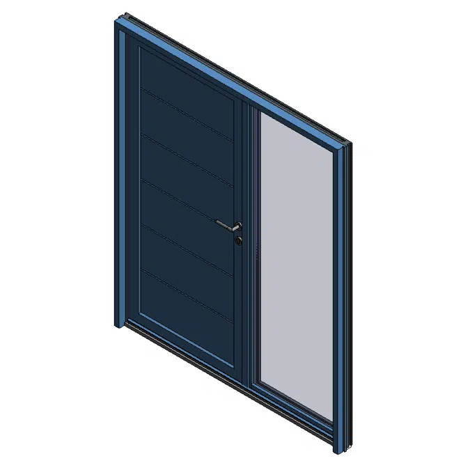 Entrance door ESSENTIELLE range - Unequal leaves