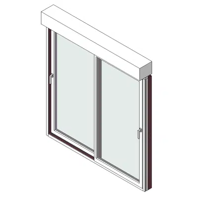 Зображення для Sliding windows 2 rails 2 leaves