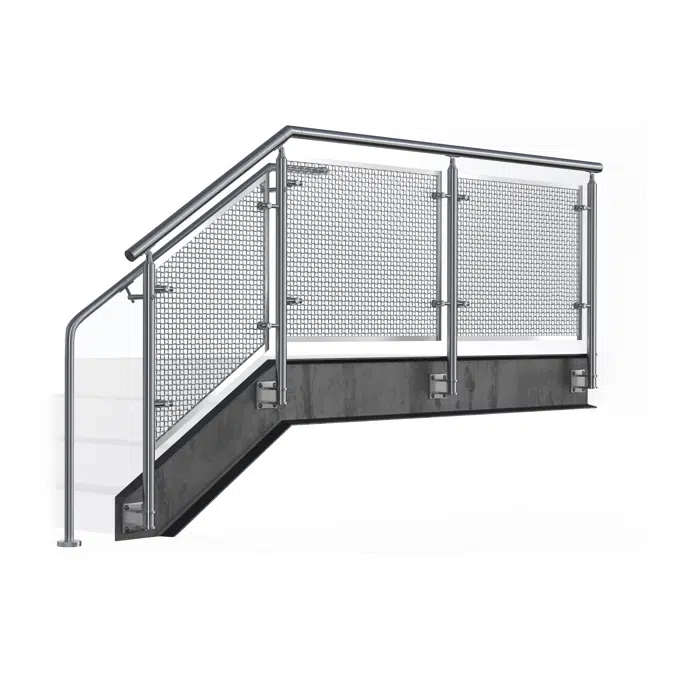 CIRCA Stainless Steel Wire Mesh Railing System